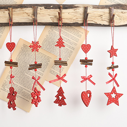 

Christmas Tree Decoration Wood 1 Piece Christmas