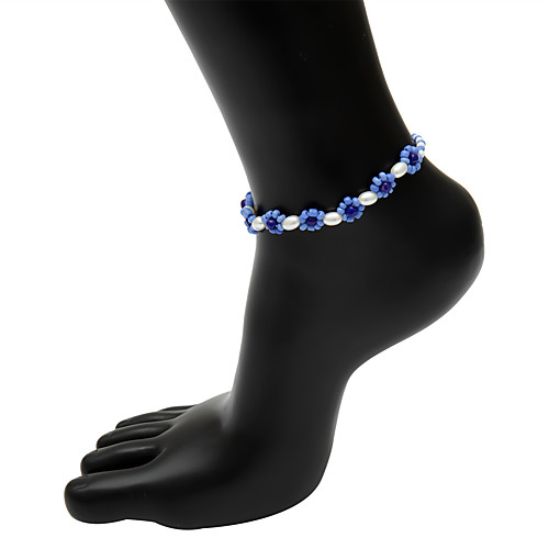 

Ankle Bracelet Women's Body Jewelry For Gift Daily Acrylic Blue