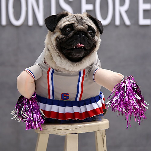 

Dog Halloween Costumes Costume Puppy Clothes Solid Colored Hotdog Fun & Whimsical Cosplay Halloween Holiday Winter Dog Clothes Puppy Clothes Dog Outfits Purple Costume for Girl and Boy Dog Polyster S
