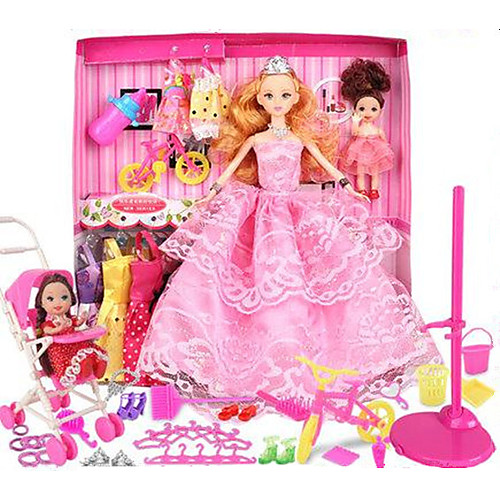 

Doll Dress Party / Evening For Barbiedoll Lace Organza Dress For Girl's Doll Toy / Kids