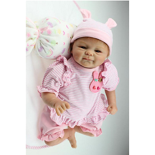 

NPKCOLLECTION 18 inch NPK DOLL Reborn Doll Girl Doll Baby Girl Newborn Gift Hand Made Child Safe Non Toxic Silicone Cloth with Clothes and Accessories for Girls' Birthday and Festival Gifts