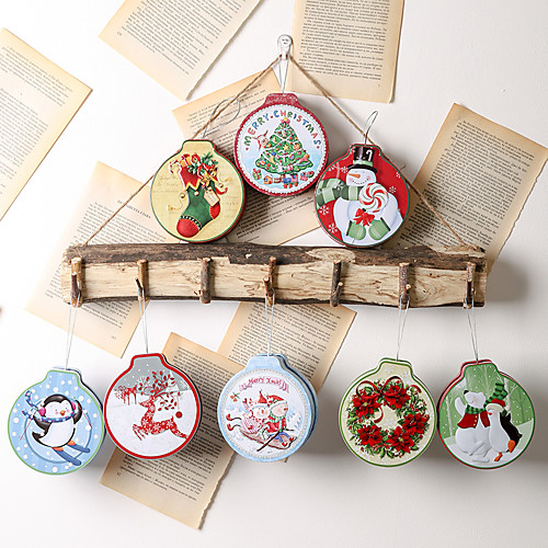 

Favor Boxes Iron 1 Piece Christmas