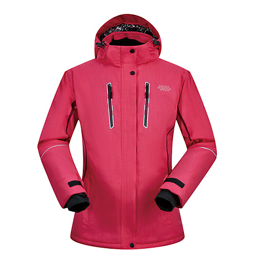 

MUTUSNOW Women's Ski Jacket Skiing Snowboarding Winter Sports Waterproof Windproof Warm Polyester Jacket Ski Wear