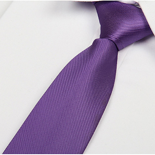 

Unisex Party / Work / Basic Necktie - Solid Colored