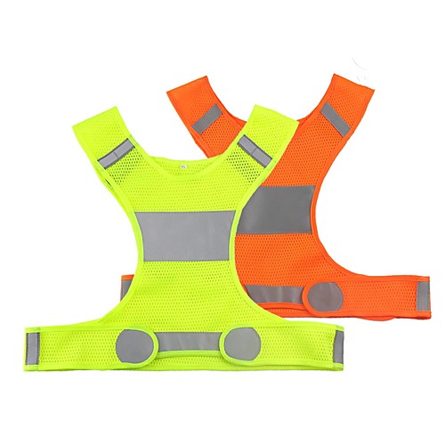 

Reflective Vest 1 Piece Night Vision / Easy Carrying / Durable for Running / Cycling / Bike Silver