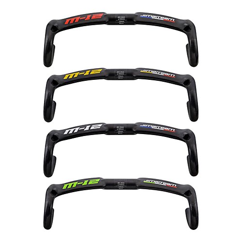 

Carbon Fiber Bike Handlebar Road Bike Handlebar Drop Bar 31.8 mm 400/420/440 mm Lightweight Cycling Ergonomic Design Road Bike Cycling BlueYellow White Green UD Matt