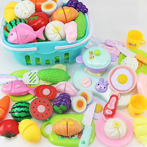 

Toy Kitchen Set Toy Food / Play Food Pretend Play Fruits & Vegetables PVC(PolyVinyl Chloride) Kid's Boys' Girls' Toy Gift 16-69 pcs