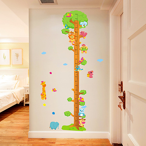 

AY762 giraffe animal big tree height sticker children room bedroom living room background decoration removable sticker