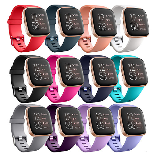 

Watch Band for Fitbit Versa / Fitbi Versa Lite / Fitbit Versa 2 Fitbit Sport Band Silicone Wrist Strap