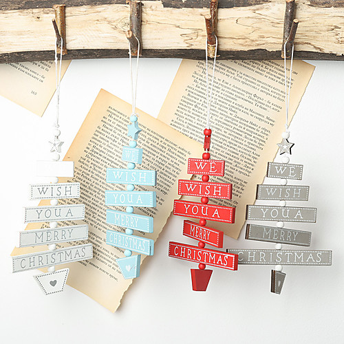 

Christmas Tree Decoration Wood 1 Piece Christmas