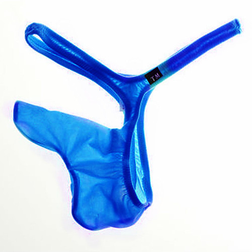 

Men's Basic G-string Underwear - Normal 1 Piece Low Waist White Blue Blushing Pink S M L