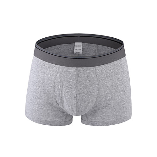 

Men's Sports Underwear Boxer Brief Trunks 1pc Cotton Sports Shorts Underwear Shorts Bottoms Running Walking Jogging Training Breathable Quick Dry Soft Plus Size Fashion White Black Red Dark Gray