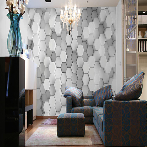 

Wallpaper / Mural / Wall Cloth Canvas Wall Covering - Adhesive required Art Deco / Pattern / 3D