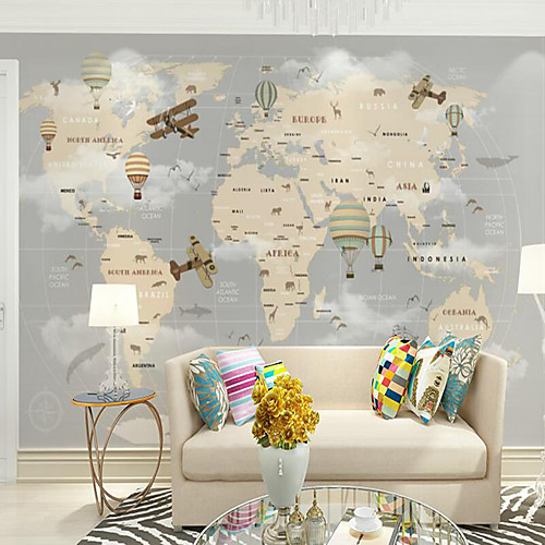 

Wallpaper Mural Wall Cloth Canvas Wall Covering - Adhesive required Art Deco Pattern Cartoon