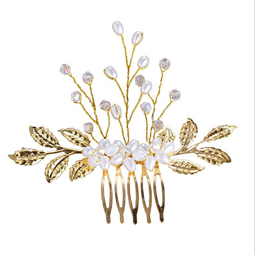 

Alloy Hair Accessory with Imitation Pearl 1 Piece Wedding / Special Occasion Headpiece