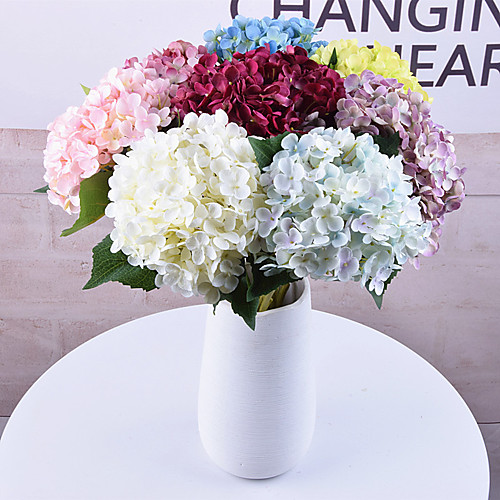 

1pcs Simulation 11 Fork Floral Hydrangea Home Wedding Decoration Flower 55cm