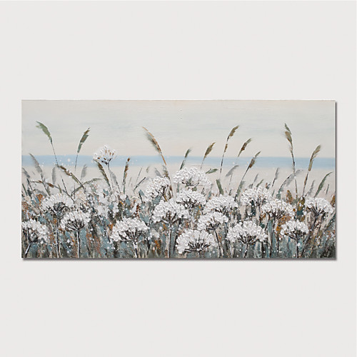 

Oil Painting Hand Painted - Abstract Landscape Modern Stretched Canvas