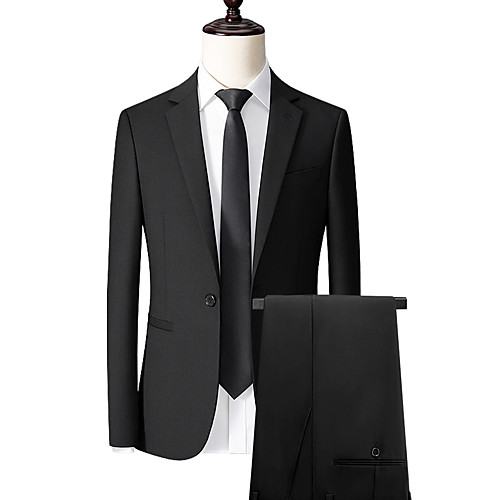 

Black custom suit