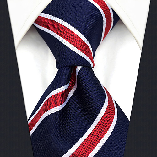 

Men's Party / Work / Basic Necktie - Striped / Jacquard