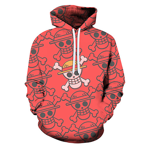 

Men's Pullover Hoodie Sweatshirt Graphic Animal Front Pocket Daily 3D Print 3D Print Casual Hoodies Sweatshirts White Blue Purple