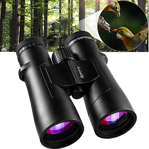 

Eyeskey 10 X 50 mm Binoculars Roof Achromatic refractor Waterproof IPX-7 Extra Low Dispersion ED Lens Outdoor Professional Fully Multi-coated BAK4 Hunting Camping Hiking Spectralite Coating