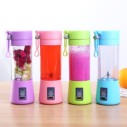 

380ml Portable Juicer Electric USB Rechargeable Smoothie Blender Machine Mixer Mini Juice Cup Maker fast Blenders food processor