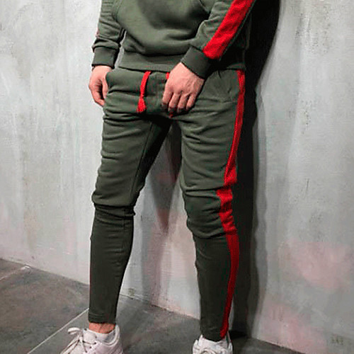 

Men's Sweatpants Joggers Jogger Pants Track Pants Activewear Pants / Trousers Athleisure Wear Winter Gym Workout Running Lightweight Breathable Soft Normal Sport Solid Color White Black Red Dark Gray