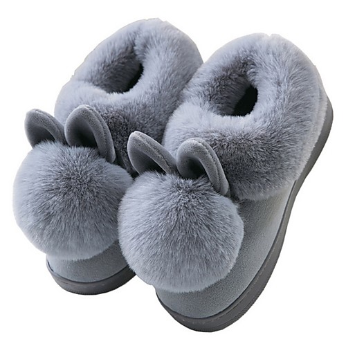 

Women's Slippers House Slippers Casual Terry solid color Shoes