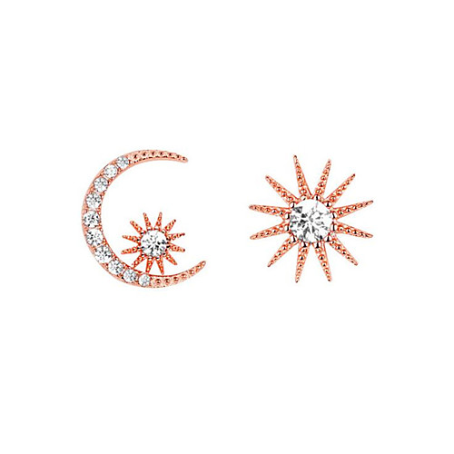 

Women's Earrings Geometrical Flower Stylish Imitation Diamond Earrings Jewelry Rose Gold / Gold / Silver For Gift Daily 1 Pair