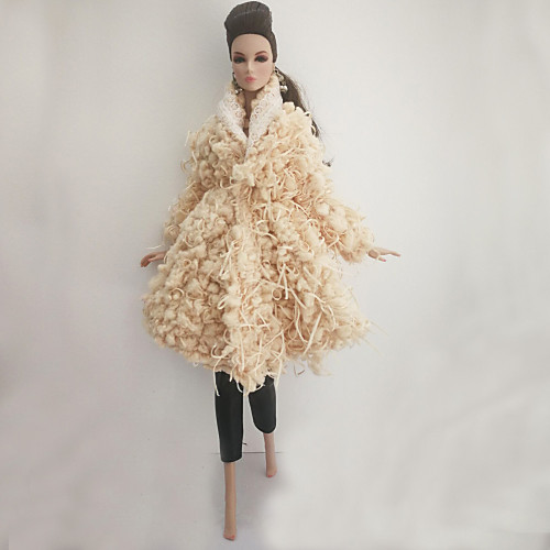 

Doll Outfit For Barbiedoll Print Fashion Polyester Coat For Girl's Doll Toy / Kids