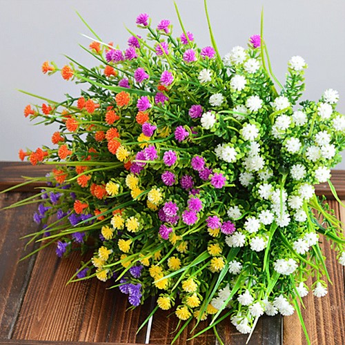 

5-Fork Simulation Gypsophila Home Decoration Floret
