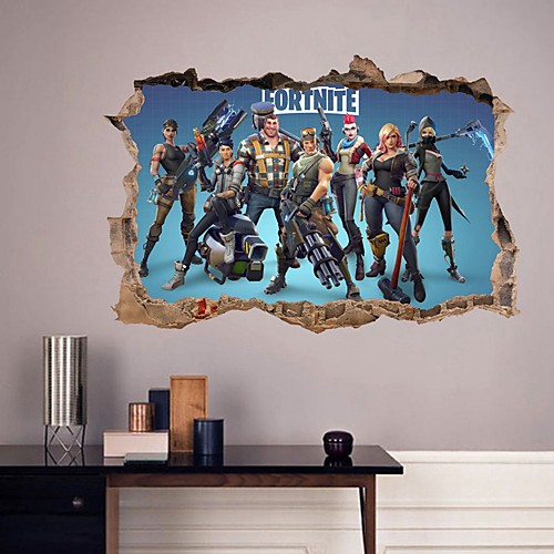 

FORTNITE Decorative Wall Stickers - Plane Wall Stickers / Blackboard Wall Stickers Shapes Bedroom / Study Room / Office