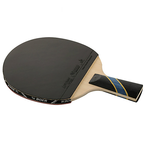 

ZTON Table Tennis Rackets / Ping Pong Paddles Wood 5 Stars Long Handle / Pimples Includes 1 Table Tennis Bag / 1Ping Pong Paddle Wearproof Durable For Indoor Performance Practise Leisure Sports