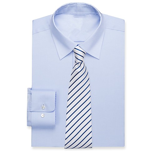 

Smoke blue cotton shirt