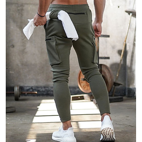 

Men's Sporty / Basic Jogger / wfh Sweatpants Pants - Solid Colored Sporty / Patchwork Black Light gray Army Green US34 / UK34 / EU42 US36 / UK36 / EU44 US38 / UK38 / EU46