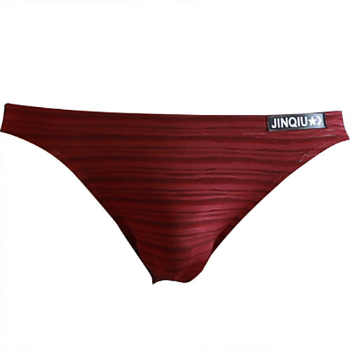 

Men's Basic Briefs Underwear - Normal Low Waist Black White Royal Blue M L XL