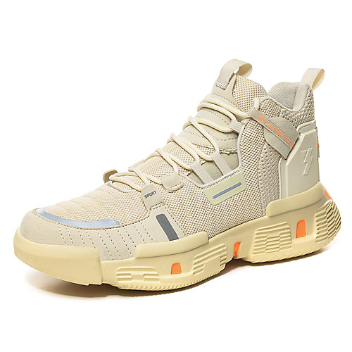 

Men's Spring & Summer / Fall & Winter Sporty / Casual Daily Outdoor Trainers / Athletic Shoes Running Shoes / Walking Shoes Mesh Breathable Non-slipping Shock Absorbing White / Black / Beige