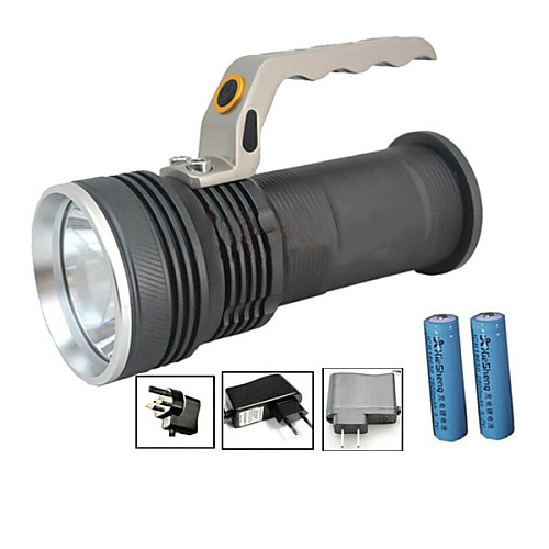 

LED Flashlights / Torch Waterproof Rechargeable 1000 lm LED - Emitters 3 Mode with Batteries and Charger Waterproof Zoomable Rechargeable Impact Resistant Camping / Hiking / Caving Everyday Use