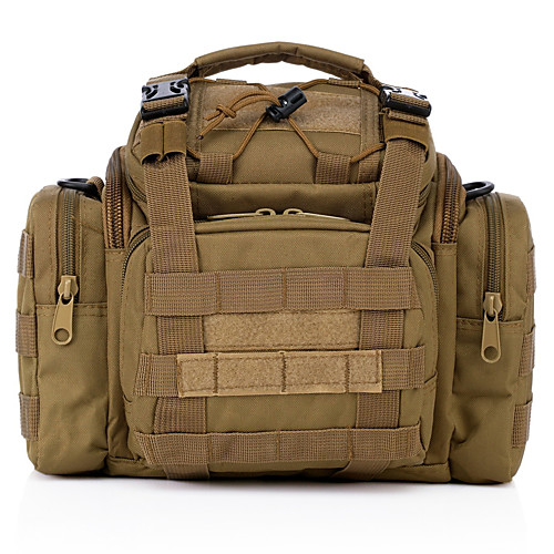 

15 L Shoulder Messenger Bag Multifunctional Fast Dry Compact Wear Resistance Outdoor Camping / Hiking Hunting Fishing Oxford Black Camouflage Khaki