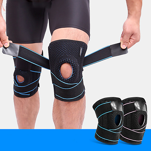 

AOLIKES Protective Gear Knee Brace 1 pcs Sports Silica Gel SBR Running Exercise & Fitness Gym Workout Adjustable Shockproof Compression Stretchy Quick Dry Durable Moisture Wicking Support Relieves