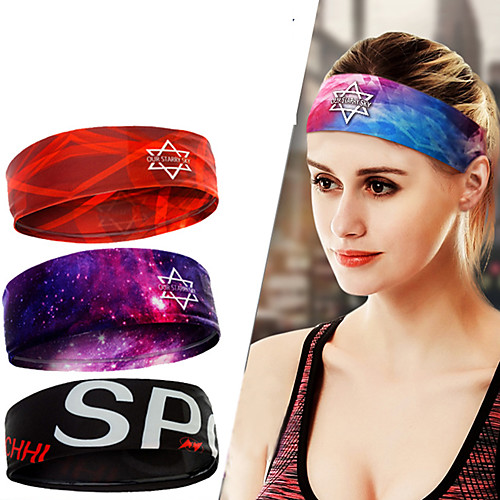 

Headbands for Exercise & Fitness Running Jogging Moisture Wicking Comfortable Durable Men's Women's Cotton / Polyester 1 Piece Sports & Outdoor Dark Grey White Purple