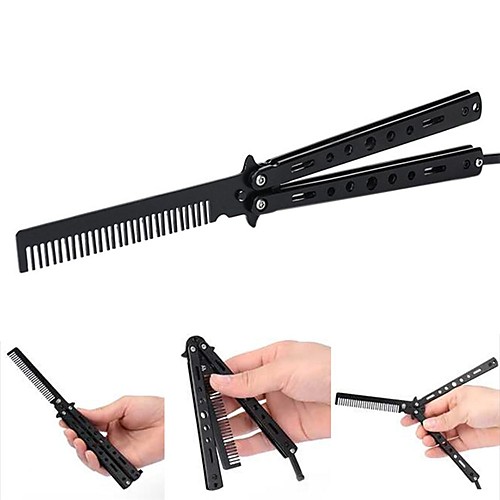 

Hair Styling Tools Steel Stainless Wig Brushes & Combs comb Multi-function / Special Design 1 pcs Office / Career / Daily Stylish / Basic Natural Black Silver