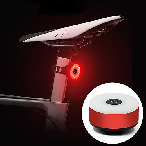 

LED Bike Light Rear Bike Tail Light Bicycle Cycling Portable Durable Lightweight Rechargeable Li-Ion Battery 10 lm Rechargeble Battery Red Cycling / Bike