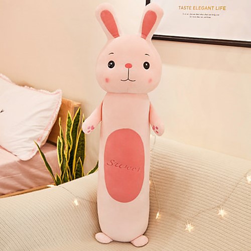 

Flying Dragon 95cm Sleeping Rabbit Stuffed Toy(Pink)