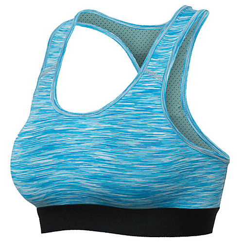 

Women's Sports Bra Sports Bra Top Bra Top Cross Back Running Fitness Jogging Breathable Quick Dry Freedom Padded Light Support Black Blue Solid Colored