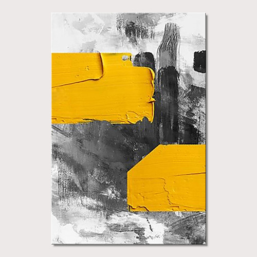 

Oil Painting Hand Painted - Abstract Pop Art Modern Stretched Canvas