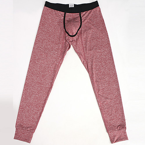 

Men's Normal Cotton Gender Neutral Long Johns Solid Colored Mid Waist
