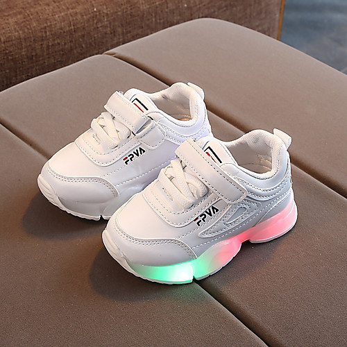 

Boys' Comfort / LED Shoes PU Trainers / Athletic Shoes LED Shoes Toddler(9m-4ys) / Little Kids(4-7ys) Split Joint / LED / Luminous White / Black / Pink Spring / Fall / Party & Evening / Color Block