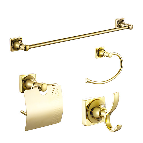 

Bathroom Accessory Set Multifunction Modern Zinc Alloy 3pcs - Bathroom Wall Mounted