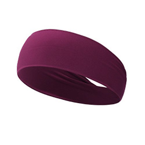 

Ice Silk Sweat Headband Sweatband Sports Headband Men's Women's Headwear Solid Colored Thermal Warm Windproof Breathable for Fitness Running Jogging Autumn / Fall Winter Spring Dark Grey White Black